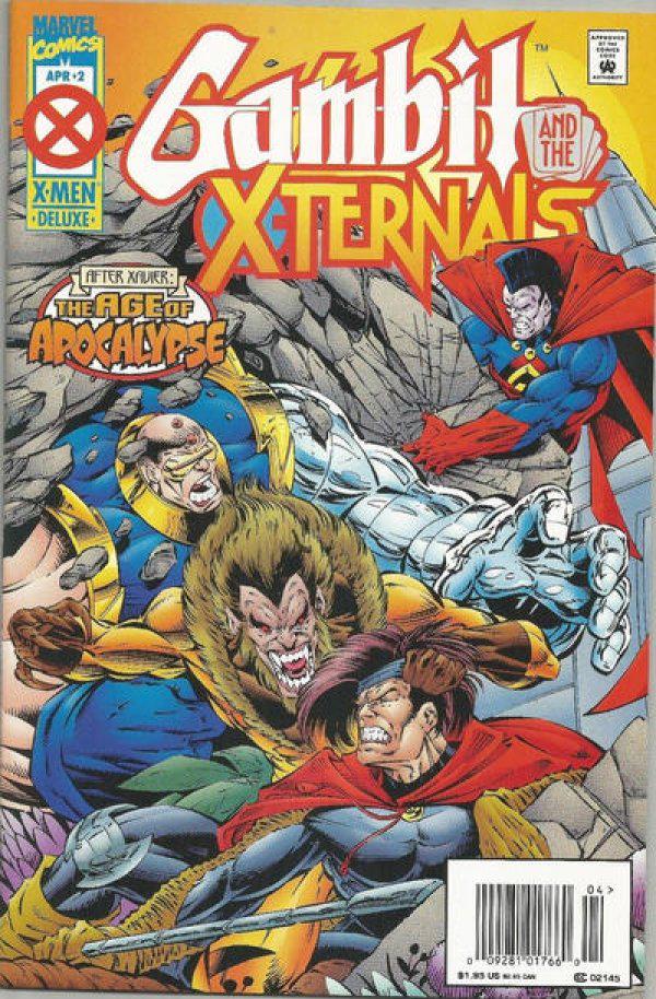 Gambit and the X-Ternals [Newsstand] #2 (1995) Comic Books Gambit & The X-Ternals