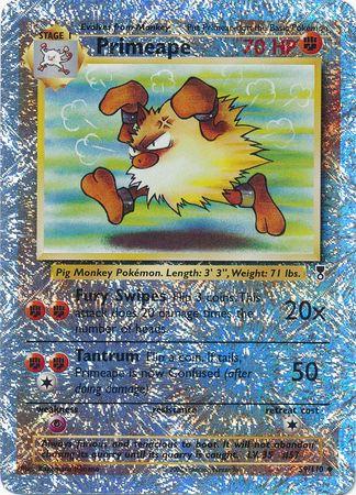 Primeape [Reverse Holo] #59 Pokemon Legendary Collection