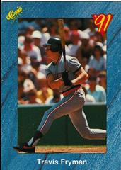 Travis Fryman #T40 Baseball Cards 1991 Classic Prices