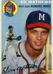 Ed Mathews Baseball Cards 1954 Topps Prices