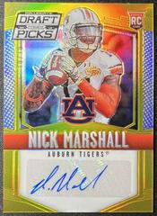 Nick Marshall [Autograph Gold Prizm] #229 Football Cards 2015 Panini Prizm Collegiate Draft Picks Prices