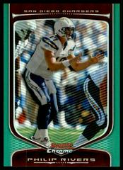 Philip Rivers [Green Refractor] #5 Football Cards 2009 Bowman Chrome Prices