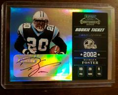 DeShaun Foster [Autograph] Football Cards 2002 Playoff Contenders Prices