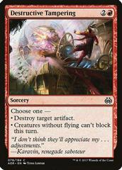 Destructive Tampering [Foil] Magic Aether Revolt Prices