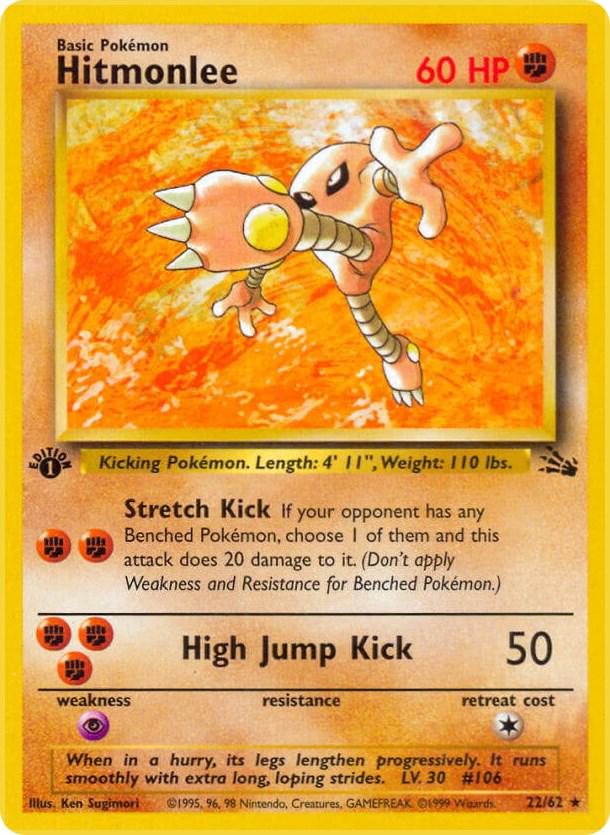 1st edition Hitmonlee outlet Holo