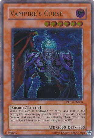 Vampire's Curse [Ultimate Rare] PTDN-EN090 YuGiOh Phantom Darkness