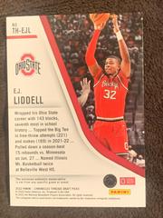 Backside | E. J. Liddell [Green] Basketball Cards 2022 Panini Chronicles Draft Picks Threads Rookie Memorabilia