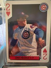 Greg Maddux [2 of Hearts] Baseball Cards 1992 U.S. Playing Card All Stars Prices