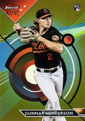 Gunnar Henderson [Gold] Baseball Cards 2023 Topps Finest Prices