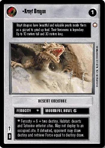 Krayt Dragon [Limited] Star Wars CCG Special Edition