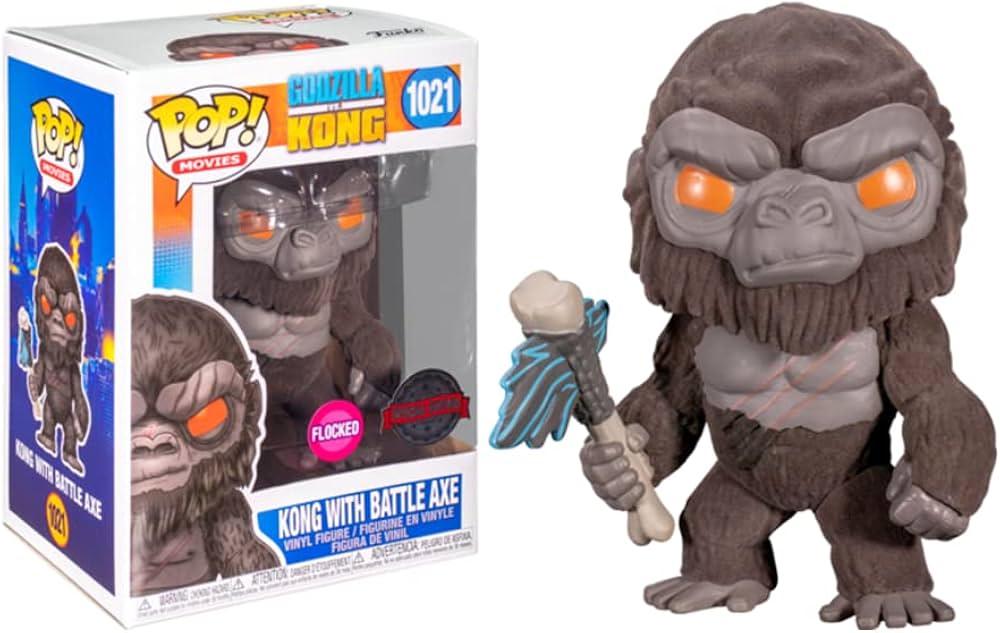 Kong with Battle Axe [Flocked] #1021 Funko POP Movies