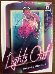 Donovan Mitchell #6 Basketball Cards 2020 Panini Donruss Optic Lights Out Prices