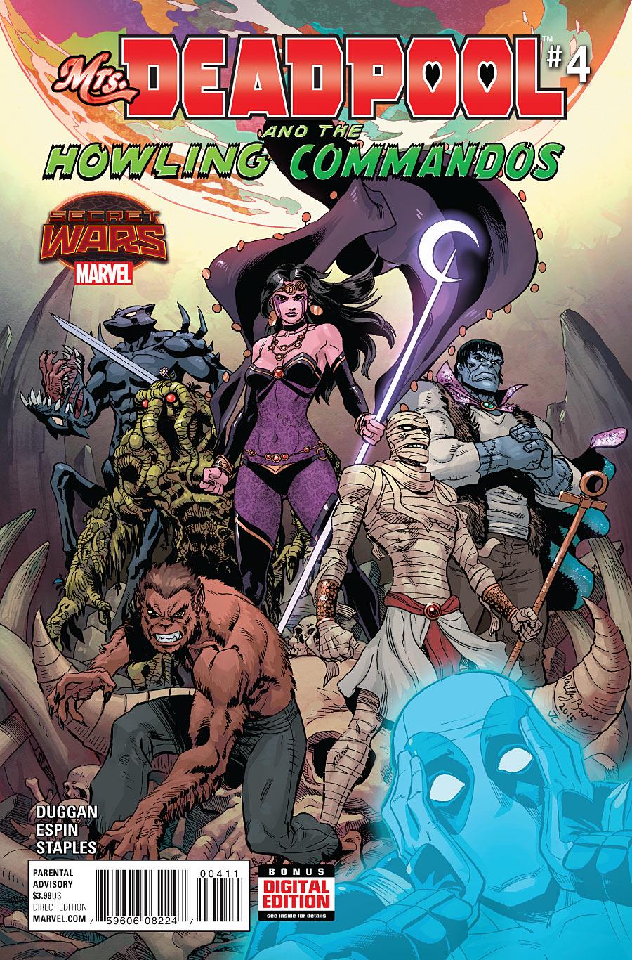 Mrs. Deadpool and the Howling Commandos #4 (2015) Comic Books Mrs. Deadpool and the Howling Commandos