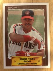 Delwyn Young Baseball Cards 1990 Procards Prices