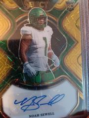 Noah Sewell [Gold Lazer] #RS-NSE Football Cards 2023 Panini Select Draft Picks Rookie Signatures Prices