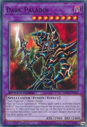 Dark Paladin SBC1-ENA20 YuGiOh Speed Duel: Streets of Battle City