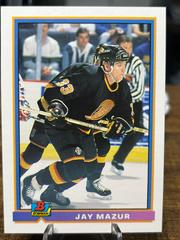 Jay Mazur Hockey Cards 1991 Bowman Prices