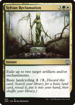 Sylvan Reclamation #104 Magic Zendikar Rising Commander