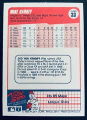 Pitcher | Mike Harkey Baseball Cards 1990 Fleer