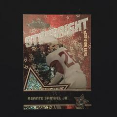 Asante samuel jr. [Red shimmer] #SB-39 Football Cards 2021 Wild Card Alumination Starbright Prices