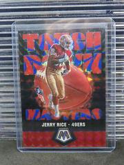 Jerry Rice [Reactive Blue] #TM5 Football Cards 2020 Panini Mosaic Touchdown Masters Prices