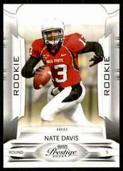 Nate Davis #181 Football Cards 2009 Playoff Prestige Prices