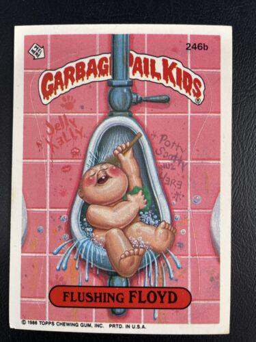 Flushing FLOYD #246b Prices | 1986 Garbage Pail Kids | GPK Cards