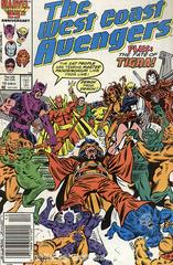 The West Coast Avengers [Newsstand] #15 (1986) Comic Books West Coast Avengers Prices
