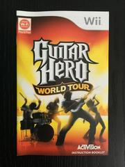 Manual Front | Guitar Hero World Tour Wii