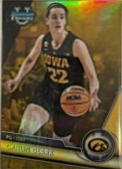 Caitlin Clark [Gold] #34 Basketball Cards 2023 Bowman Chrome University Prices