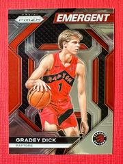 Gradey Dick #22 Basketball Cards 2023 Panini Prizm Emergent Prices