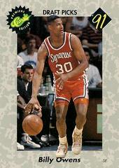 Billy Owens [Draft Picks Premiere Edition] Basketball Cards 1991 Classic Draft Prices