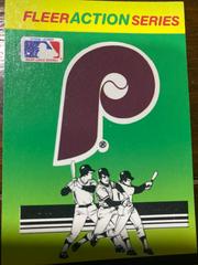 Philadelphia Phillies Baseball Cards 1990 Fleer Action Series Stickers Prices