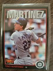 Tino Martinez #35 Baseball Cards 1993 Panini Donruss Triple Play Prices