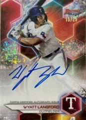 Wyatt Langford [Mini Diamond] #B23-WL Baseball Cards 2023 Bowman's Best of Autographs Prices