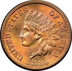 1884 [PROOF] Coins Indian Head Penny Prices