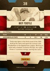 Rear | Ben Tootle [Aspirations] Baseball Cards 2008 Donruss Elite Extra Edition