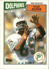 Mark Duper #52 Football Cards 1987 Topps American UK Prices