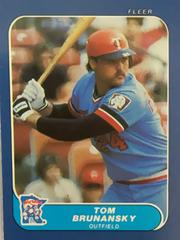 Tom Brunansky #83 Baseball Cards 1986 Fleer Mini Prices