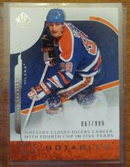 Wayne Gretzky Hockey Cards 2008 SP Authentic Prices