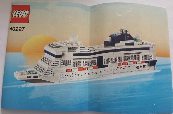 MSC Meraviglia #40227 LEGO Boat