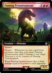 Flaming Tyrannosaurus [Foil] #976 Magic Doctor Who Prices