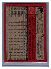 Back | Wayne Krenchicki Baseball Cards 1982 Coca Cola