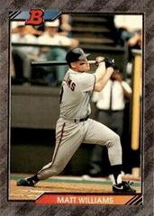 Matt Williams [Foil] #579 Baseball Cards 1992 Bowman Prices