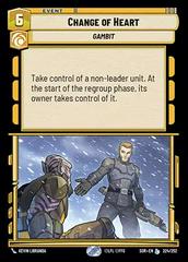 Change of Heart [Foil] #224 Star Wars Unlimited: Spark of Rebellion Prices