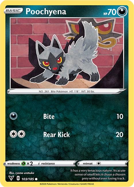 Poochyena #103 Pokemon Vivid Voltage