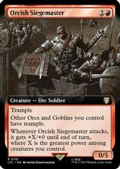 Orcish Siegemaster [Extended Art] Magic Lord of the Rings Commander Prices