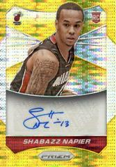 Shabazz Napier [Gold Pulsar Prizms] #95 Basketball Cards 2014 Panini Prizm Autographs Prices