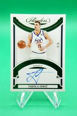 Nikola Jokic [Excellence Signatures Emerald] Basketball Cards 2020 Panini Flawless Prices
