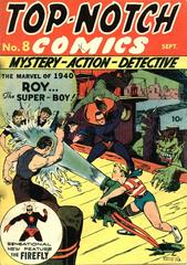 Top Notch Comics #8 (1940) Comic Books Top Notch Comics Prices